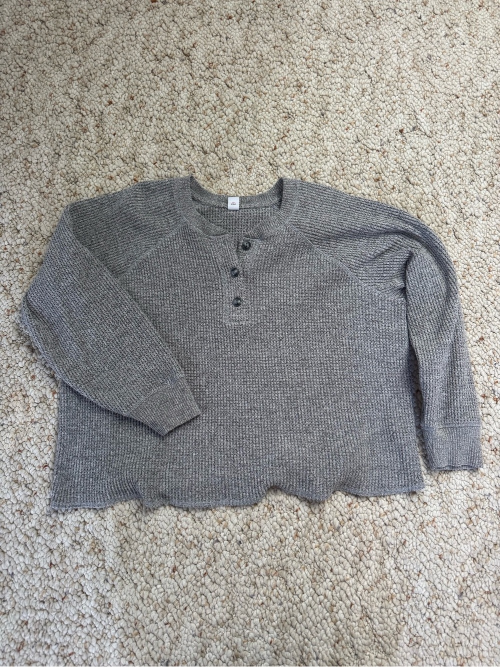 Old Navy Grey Henley Shirt